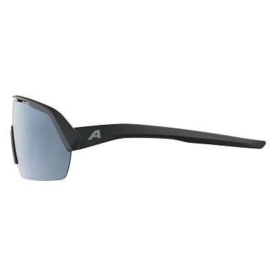 Превью  Велоочки ALPINA Turbo HR Black Matt, Линзы: Black Mirror Cat.3 (A8712331)